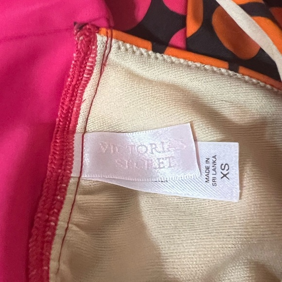Victoria's Secret Pink and Orange Polka Dot Bikini - Picture 3 of 4